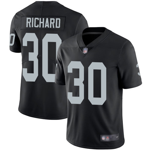 Men Oakland Raiders Limited Black Jalen Richard Home Jersey NFL Football 30 Vapor Untouchable Jersey